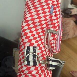 Prince X Target- pickleball collab- Red and White Checkered Crossbody Bag